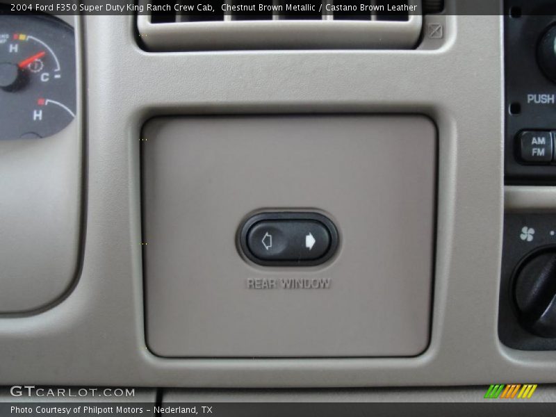 Chestnut Brown Metallic / Castano Brown Leather 2004 Ford F350 Super Duty King Ranch Crew Cab