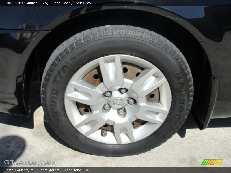 Super Black / Frost Gray 2005 Nissan Altima 2.5 S