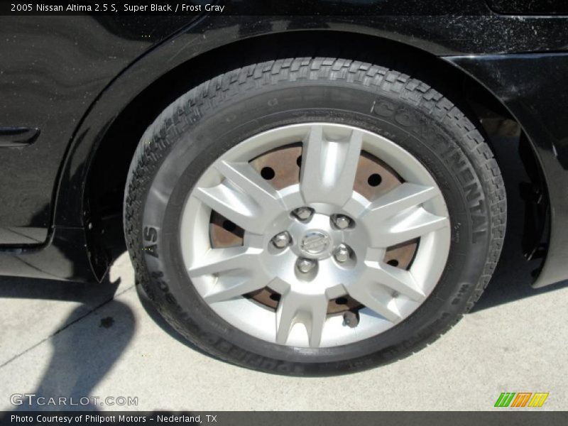 Super Black / Frost Gray 2005 Nissan Altima 2.5 S