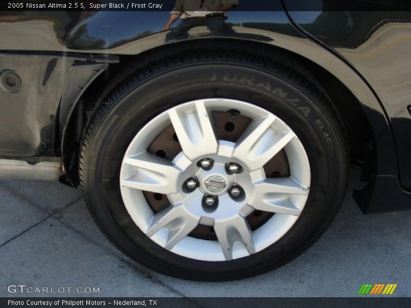Super Black / Frost Gray 2005 Nissan Altima 2.5 S