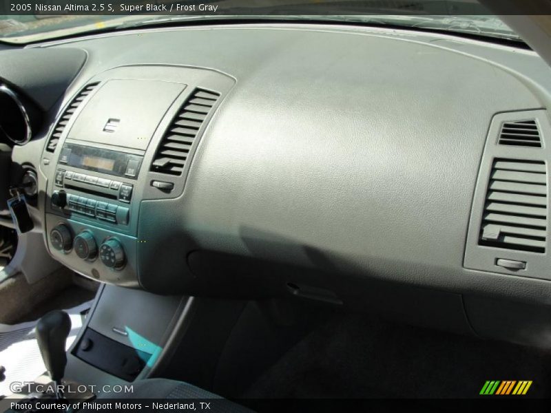 Super Black / Frost Gray 2005 Nissan Altima 2.5 S