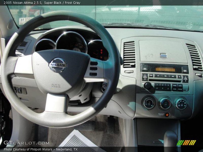 Super Black / Frost Gray 2005 Nissan Altima 2.5 S