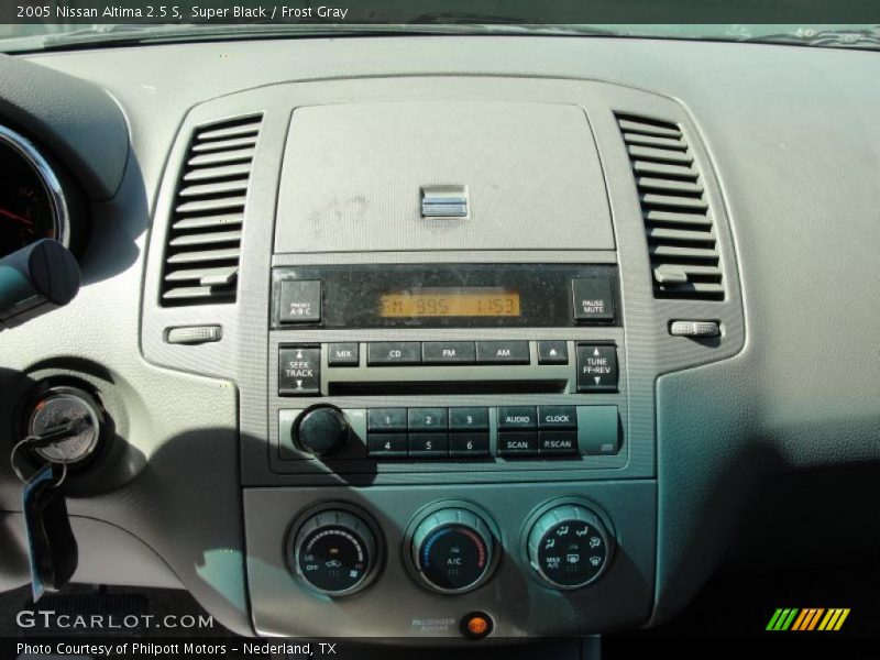 Super Black / Frost Gray 2005 Nissan Altima 2.5 S