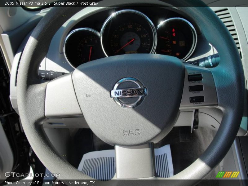 Super Black / Frost Gray 2005 Nissan Altima 2.5 S