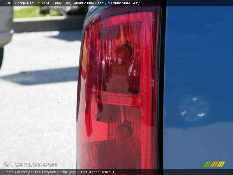 Atlantic Blue Pearl / Medium Slate Gray 2006 Dodge Ram 1500 SLT Quad Cab