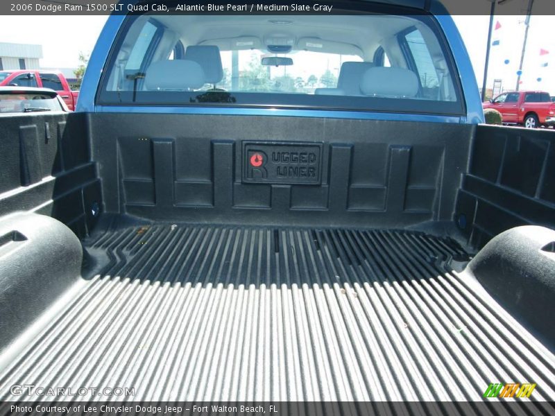 Atlantic Blue Pearl / Medium Slate Gray 2006 Dodge Ram 1500 SLT Quad Cab