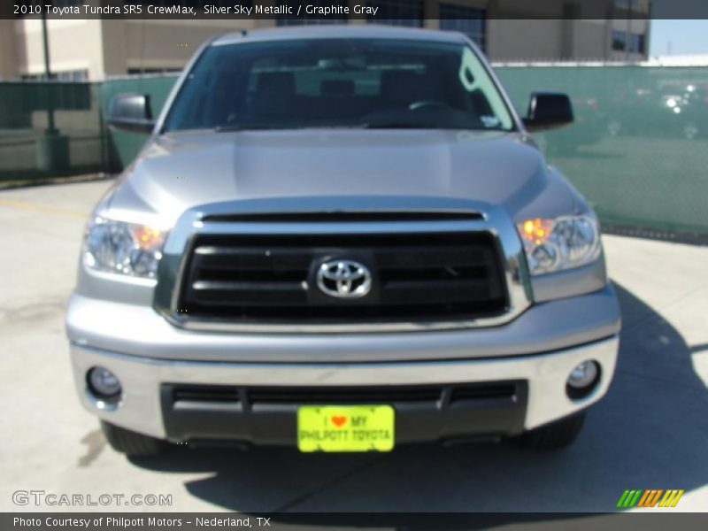 Silver Sky Metallic / Graphite Gray 2010 Toyota Tundra SR5 CrewMax