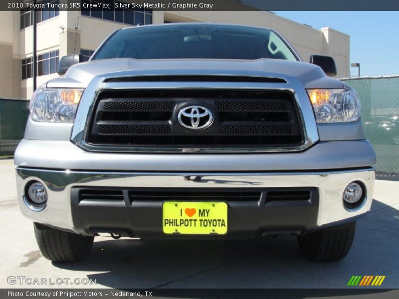 Silver Sky Metallic / Graphite Gray 2010 Toyota Tundra SR5 CrewMax