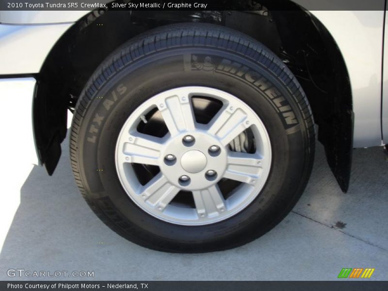Silver Sky Metallic / Graphite Gray 2010 Toyota Tundra SR5 CrewMax