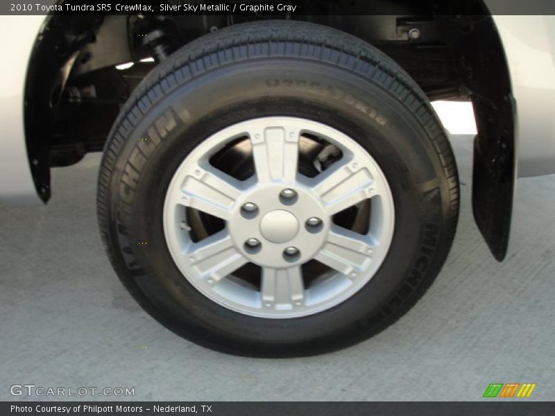 Silver Sky Metallic / Graphite Gray 2010 Toyota Tundra SR5 CrewMax