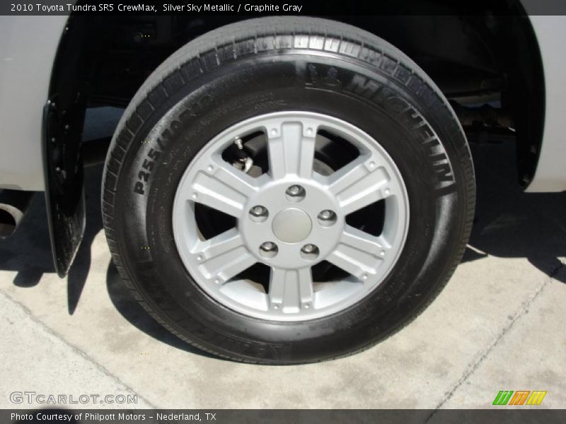 Silver Sky Metallic / Graphite Gray 2010 Toyota Tundra SR5 CrewMax