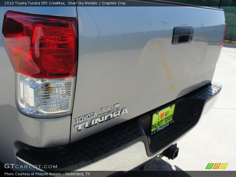 Silver Sky Metallic / Graphite Gray 2010 Toyota Tundra SR5 CrewMax