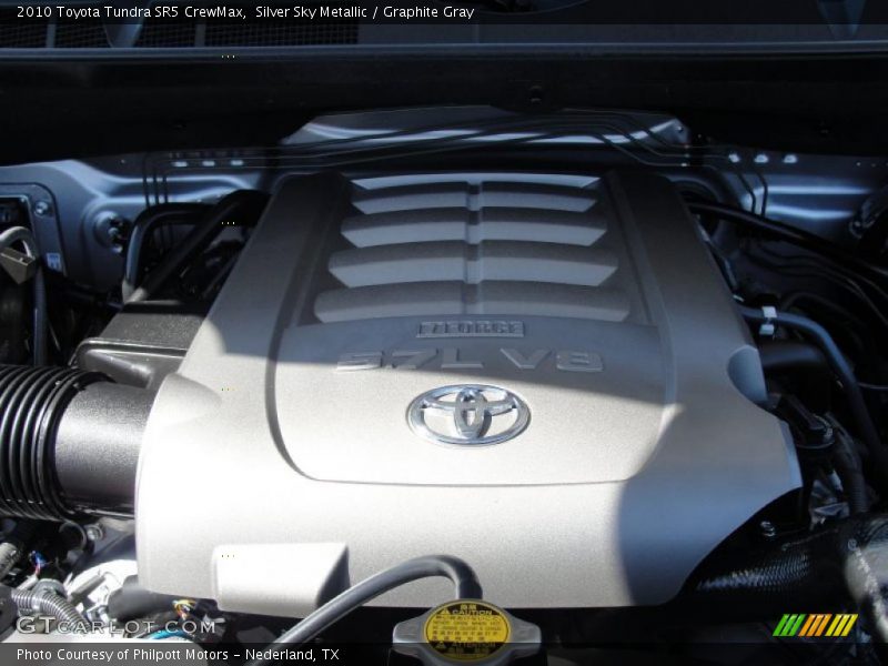 Silver Sky Metallic / Graphite Gray 2010 Toyota Tundra SR5 CrewMax