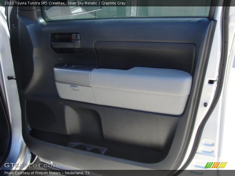 Silver Sky Metallic / Graphite Gray 2010 Toyota Tundra SR5 CrewMax