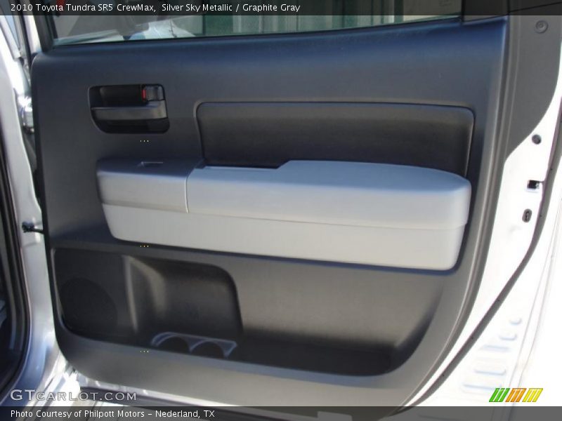Silver Sky Metallic / Graphite Gray 2010 Toyota Tundra SR5 CrewMax