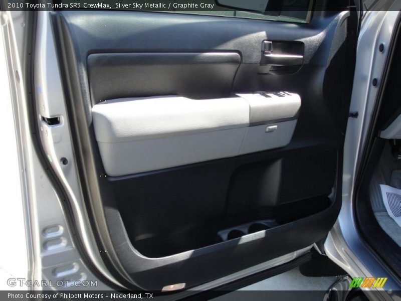 Silver Sky Metallic / Graphite Gray 2010 Toyota Tundra SR5 CrewMax