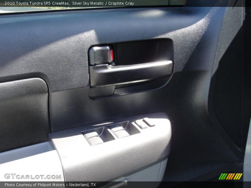 Silver Sky Metallic / Graphite Gray 2010 Toyota Tundra SR5 CrewMax