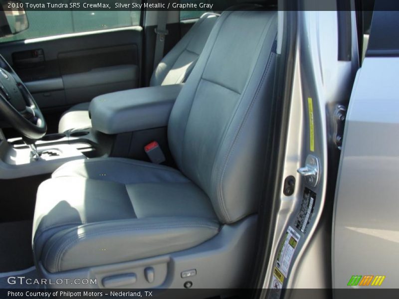 Silver Sky Metallic / Graphite Gray 2010 Toyota Tundra SR5 CrewMax