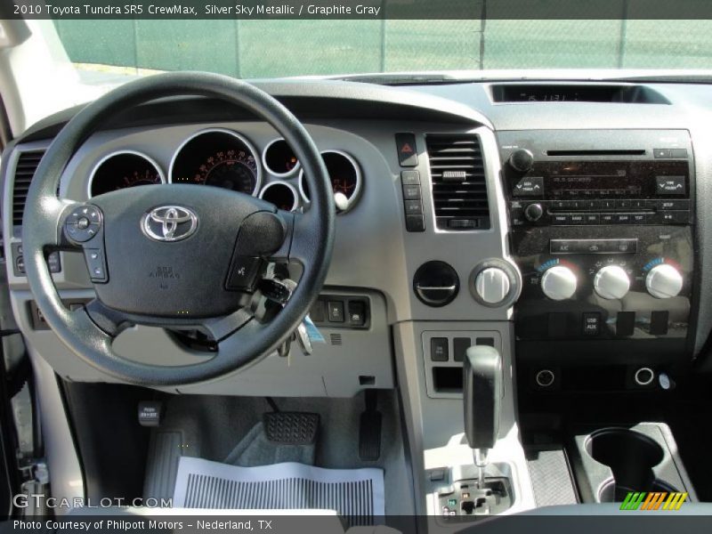 Silver Sky Metallic / Graphite Gray 2010 Toyota Tundra SR5 CrewMax
