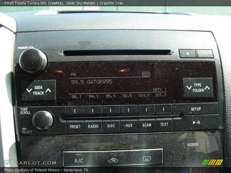 Silver Sky Metallic / Graphite Gray 2010 Toyota Tundra SR5 CrewMax