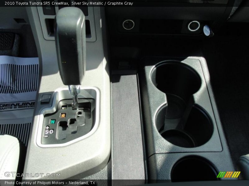 Silver Sky Metallic / Graphite Gray 2010 Toyota Tundra SR5 CrewMax
