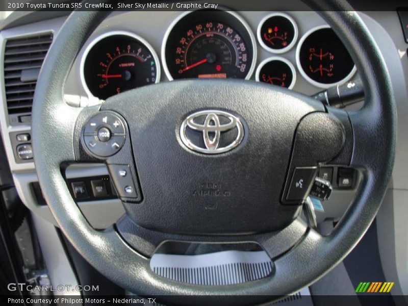 Silver Sky Metallic / Graphite Gray 2010 Toyota Tundra SR5 CrewMax