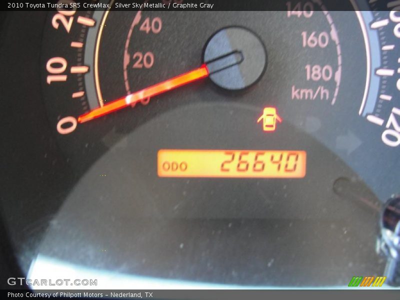 Silver Sky Metallic / Graphite Gray 2010 Toyota Tundra SR5 CrewMax