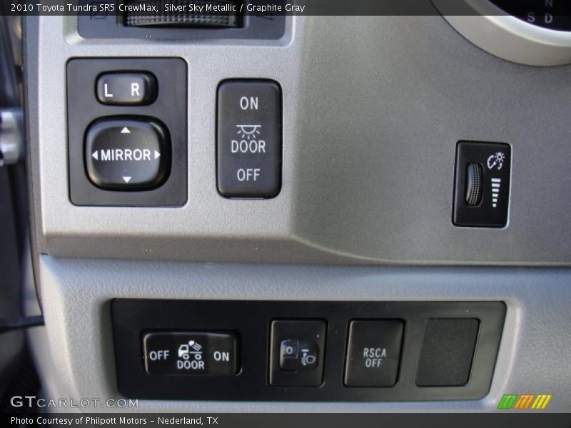 Silver Sky Metallic / Graphite Gray 2010 Toyota Tundra SR5 CrewMax