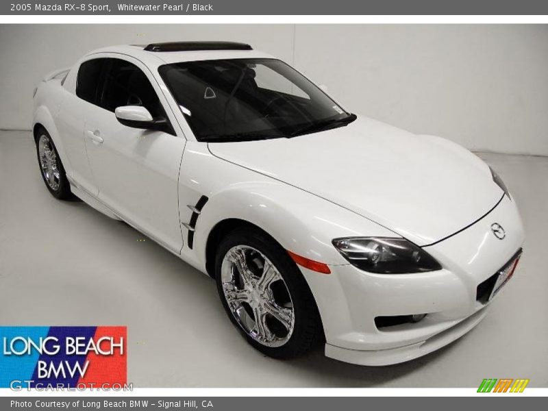 Whitewater Pearl / Black 2005 Mazda RX-8 Sport