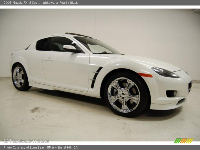 Whitewater Pearl / Black 2005 Mazda RX-8 Sport