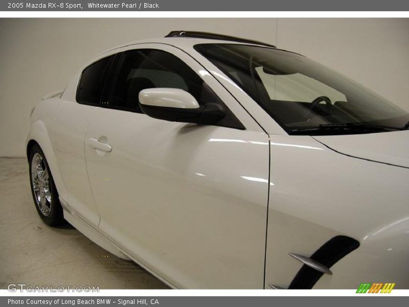 Whitewater Pearl / Black 2005 Mazda RX-8 Sport