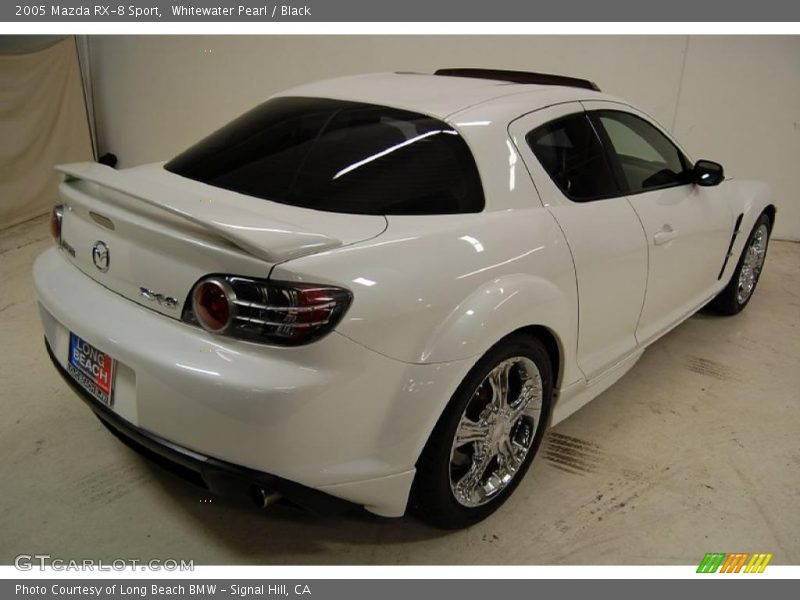 Whitewater Pearl / Black 2005 Mazda RX-8 Sport