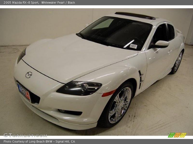 Whitewater Pearl / Black 2005 Mazda RX-8 Sport