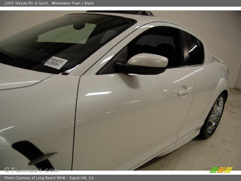 Whitewater Pearl / Black 2005 Mazda RX-8 Sport