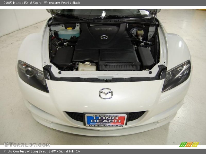 Whitewater Pearl / Black 2005 Mazda RX-8 Sport