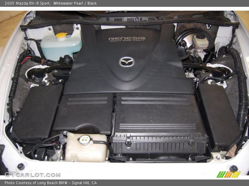 Whitewater Pearl / Black 2005 Mazda RX-8 Sport