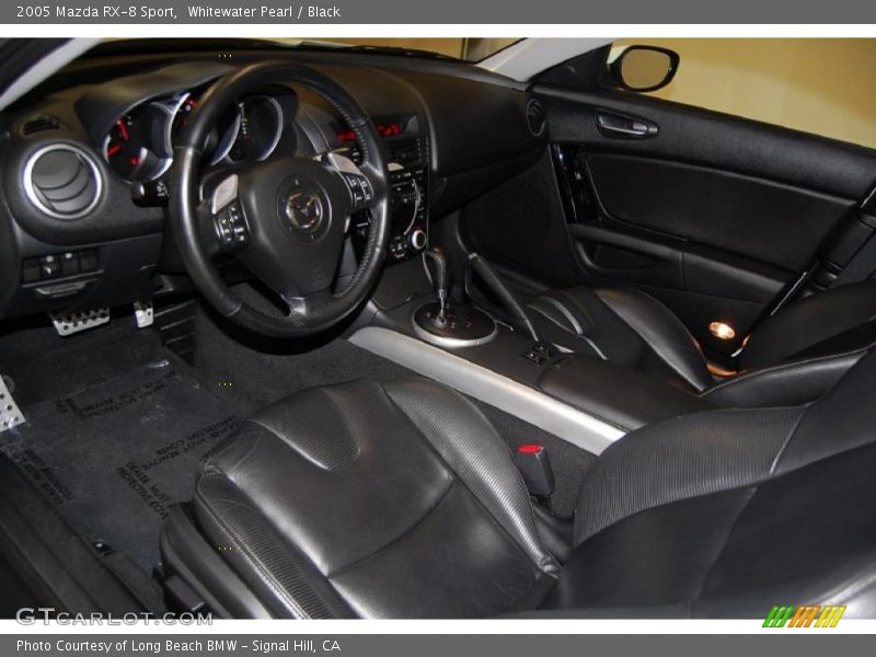 Whitewater Pearl / Black 2005 Mazda RX-8 Sport