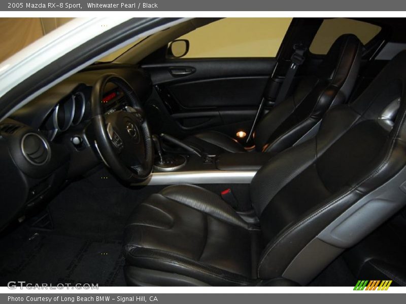 Whitewater Pearl / Black 2005 Mazda RX-8 Sport