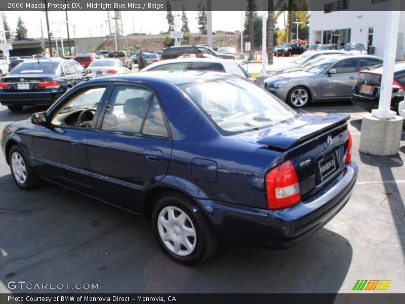 Midnight Blue Mica / Beige 2000 Mazda Protege DX