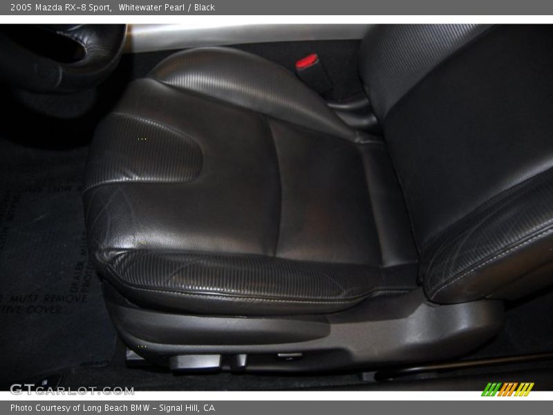 Whitewater Pearl / Black 2005 Mazda RX-8 Sport