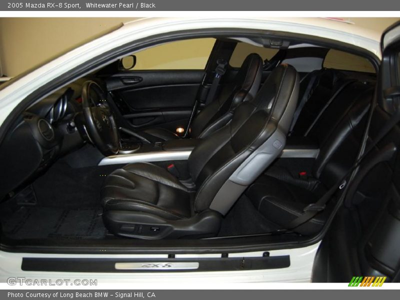 Whitewater Pearl / Black 2005 Mazda RX-8 Sport