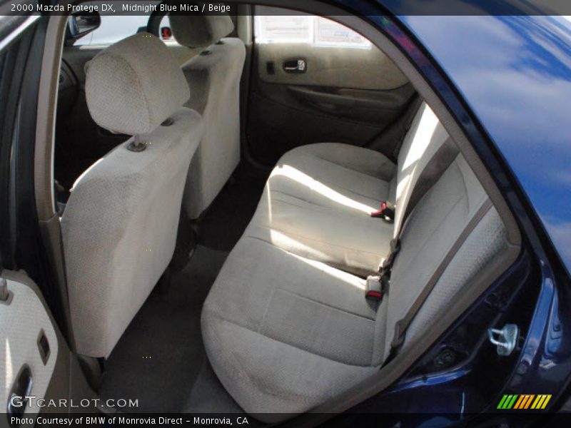 Midnight Blue Mica / Beige 2000 Mazda Protege DX