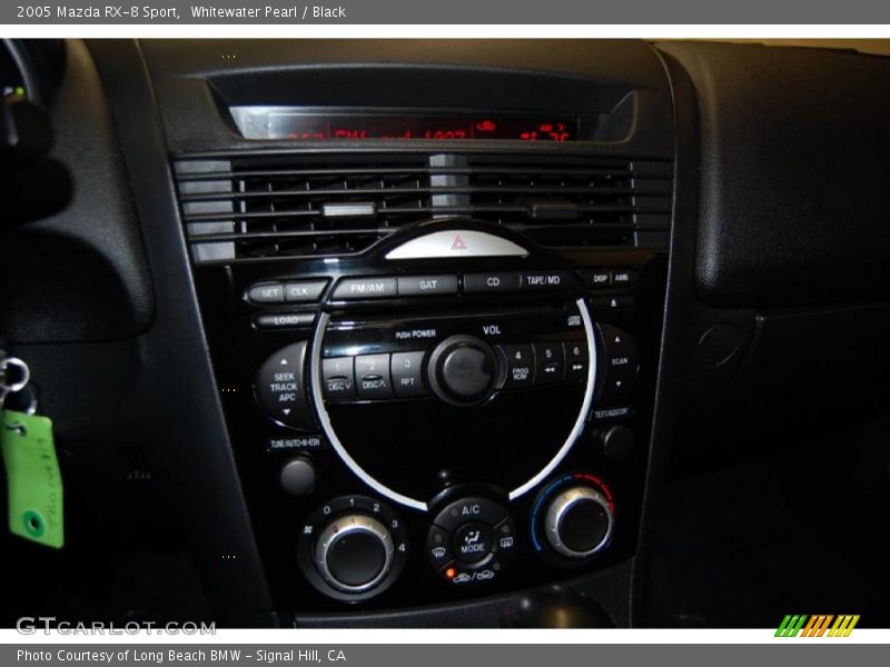 Whitewater Pearl / Black 2005 Mazda RX-8 Sport