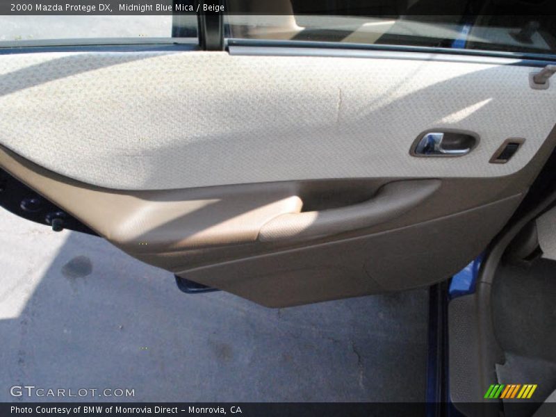 Midnight Blue Mica / Beige 2000 Mazda Protege DX