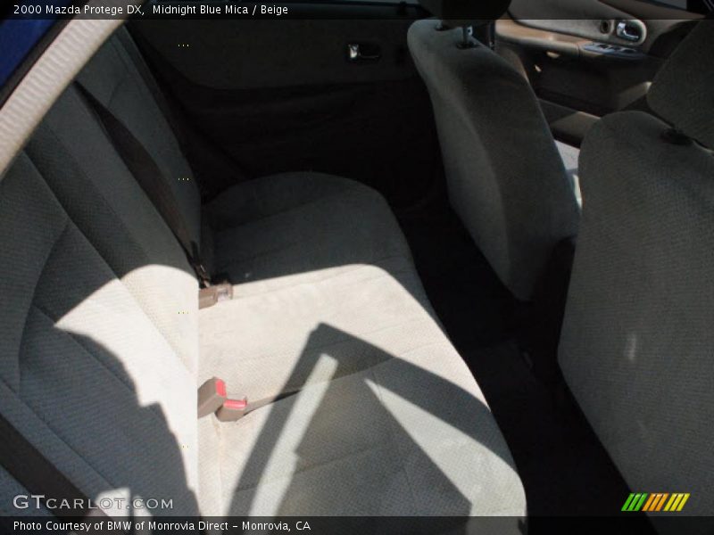 Midnight Blue Mica / Beige 2000 Mazda Protege DX