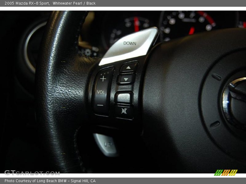 Whitewater Pearl / Black 2005 Mazda RX-8 Sport