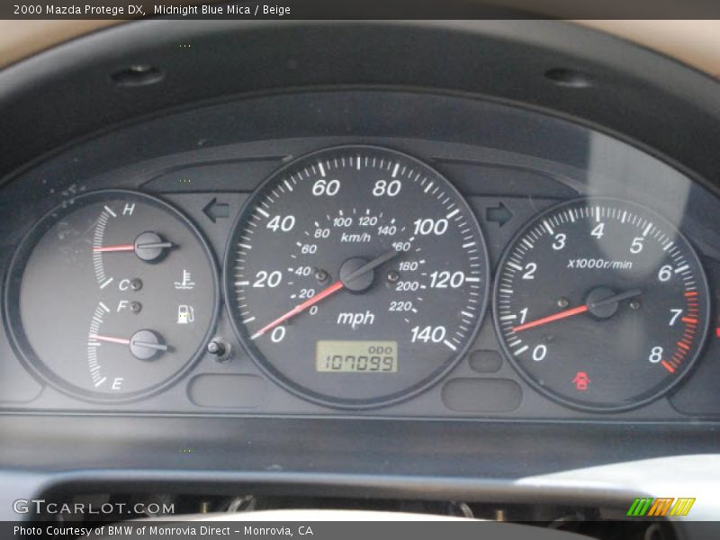  2000 Protege DX DX Gauges