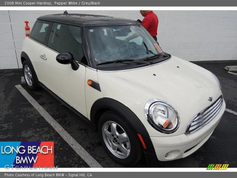 Pepper White / Grey/Black 2008 Mini Cooper Hardtop