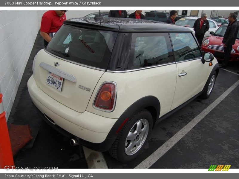 Pepper White / Grey/Black 2008 Mini Cooper Hardtop
