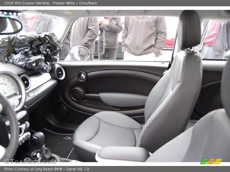 Pepper White / Grey/Black 2008 Mini Cooper Hardtop